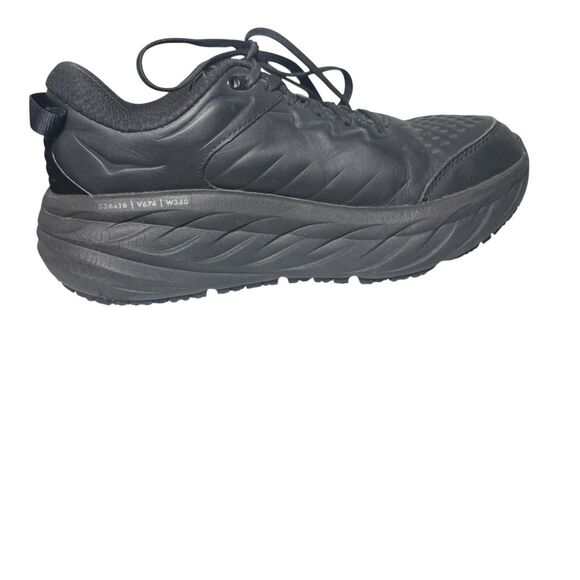 Hoka One Bondi SR Shoes Woman’s 8.5 Black Running Sneakers Slip Resistant Work - Picture 8 of 16